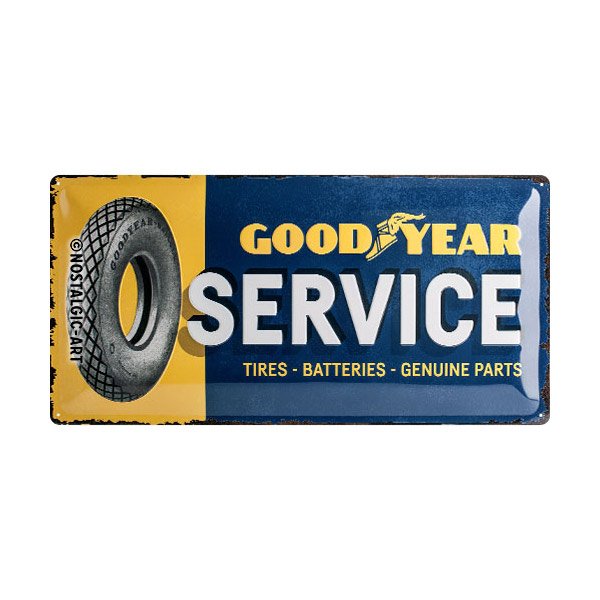 Goodyear Metal Sign &quot;Service&quot;