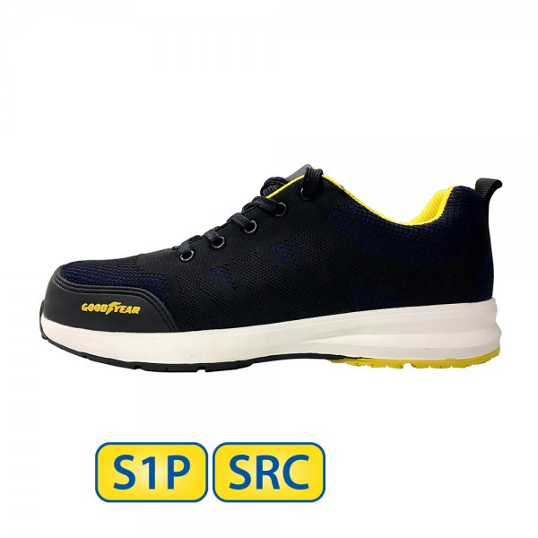Metal free Goodyear S1P SRC Safety Shoes