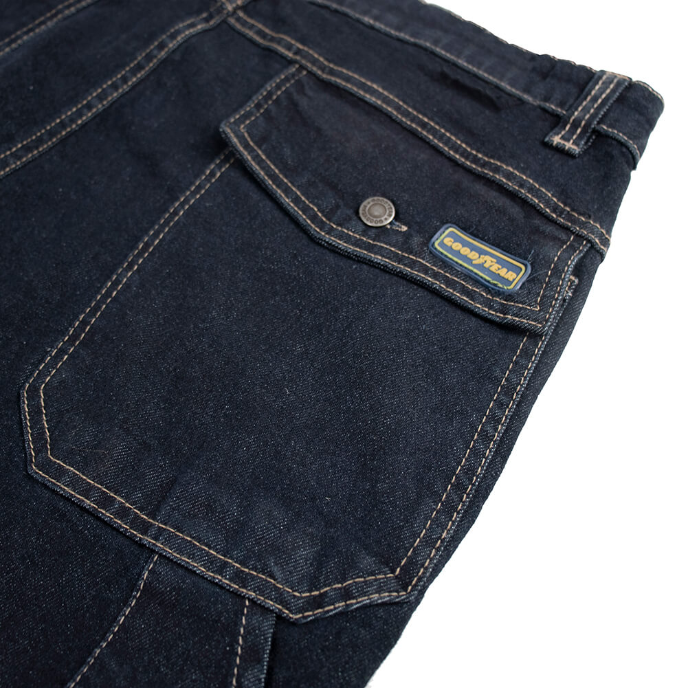46-58 Arbeitshose Jeans Goodyear Bundhose Denim Schutzkleidung Hose Gr 