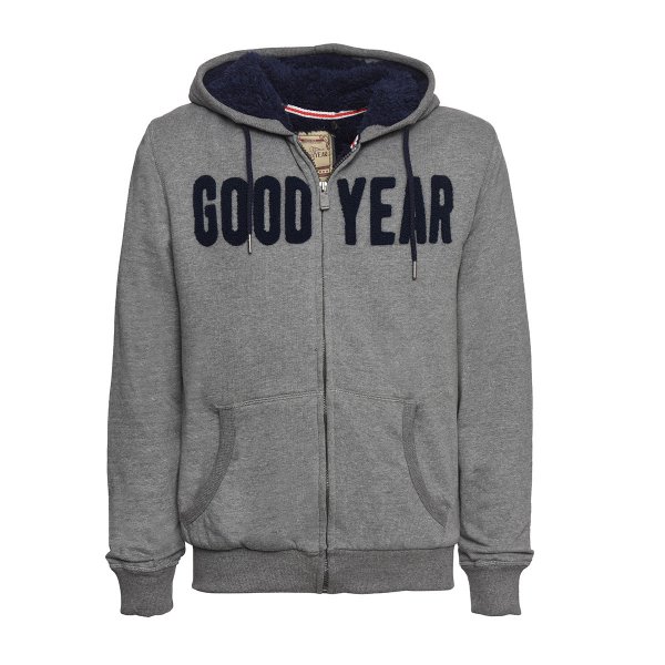 Goodyear Men&#039;s Hooded Zip Sweater &quot;Logo&quot;