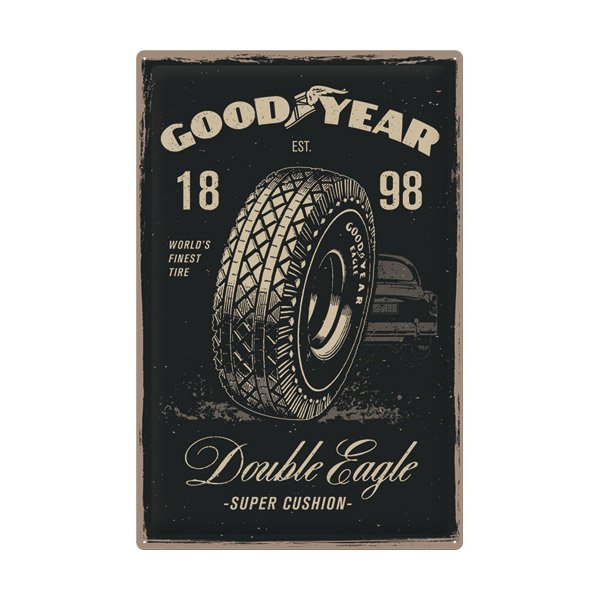 Goodyear Tin Sign (40 x 60 cm) &quot;Double Eagle&quot;